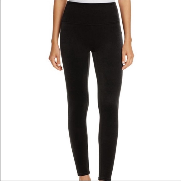 Spanx black velvet leggings XS - Picture 1 of 4